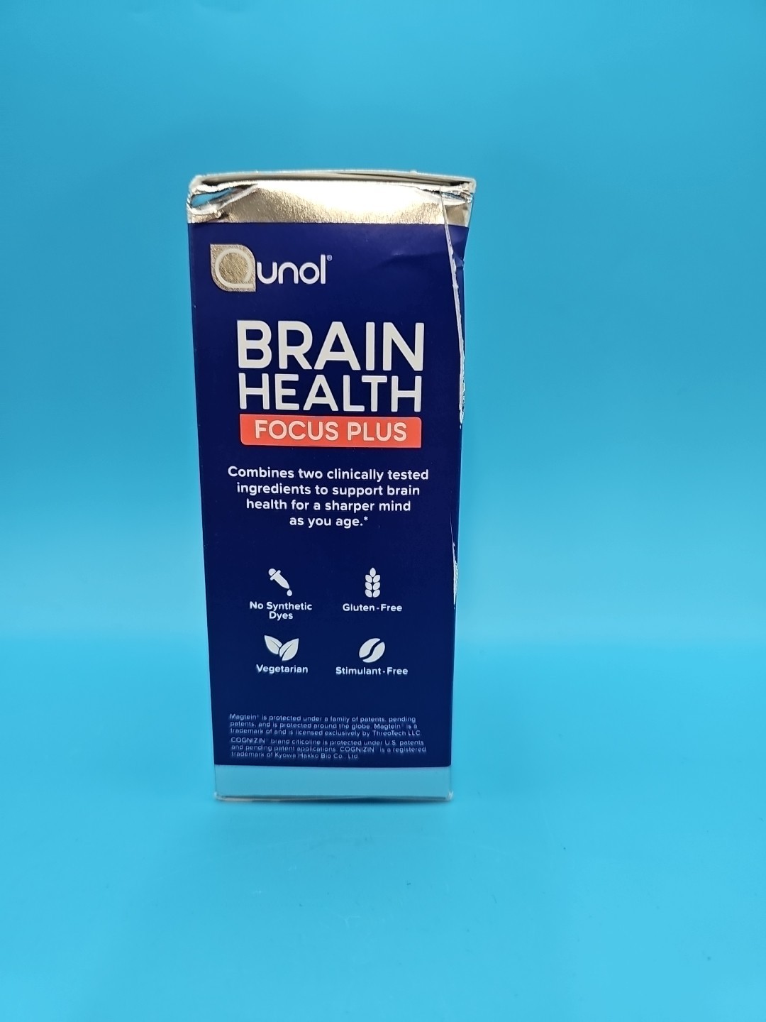 Qunol Brain Health Focus Plus Tablets Energy Supplement Count 60 Exp 02/27