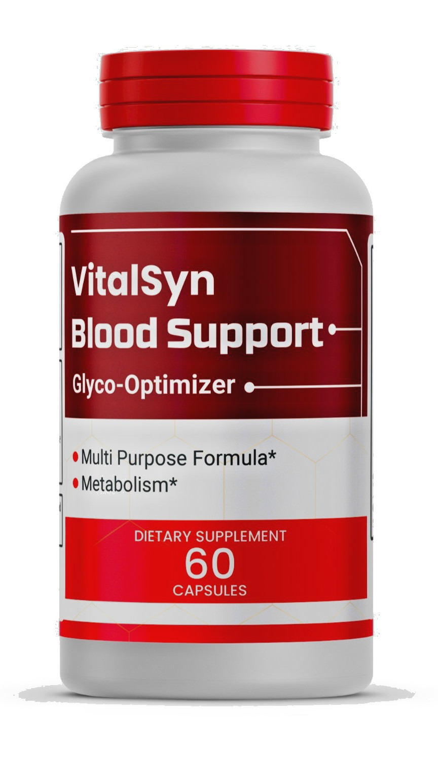 VitalSyn Glyco Optimizer Blood Health Support Supplement, Vital Syn 60 Capsules