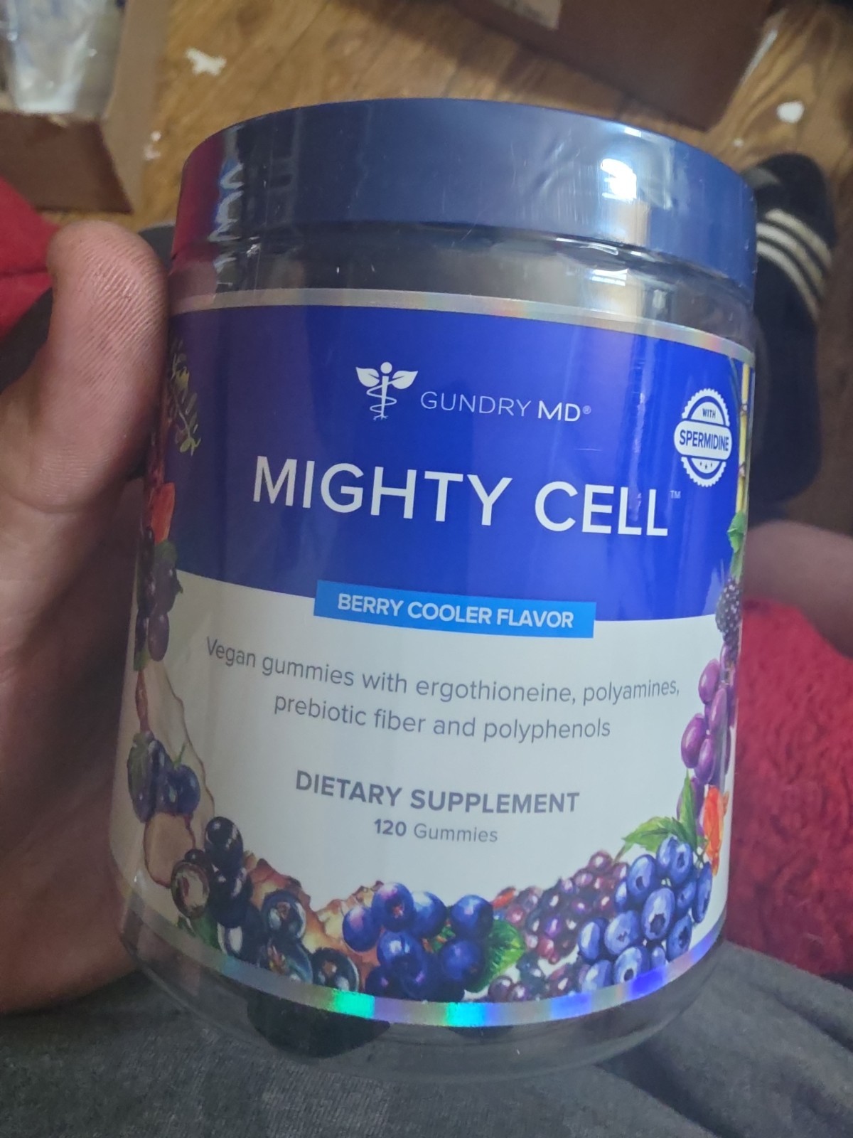 Gundry Md Mighty Cell Berry Cooler Flavor. 120 Gummies. Brand New