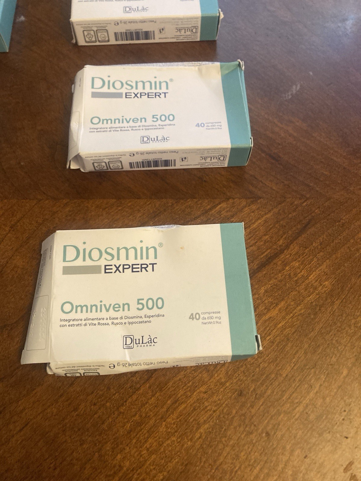 DuLac Pharma – Diosmin Expert Omniven 500 Tablets Blood & Circulatory Lot Of 6