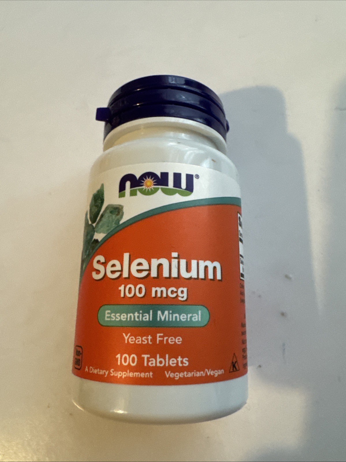 NOW FOODS Selenium 100 mcg 100 Tablets Exp 10/2027