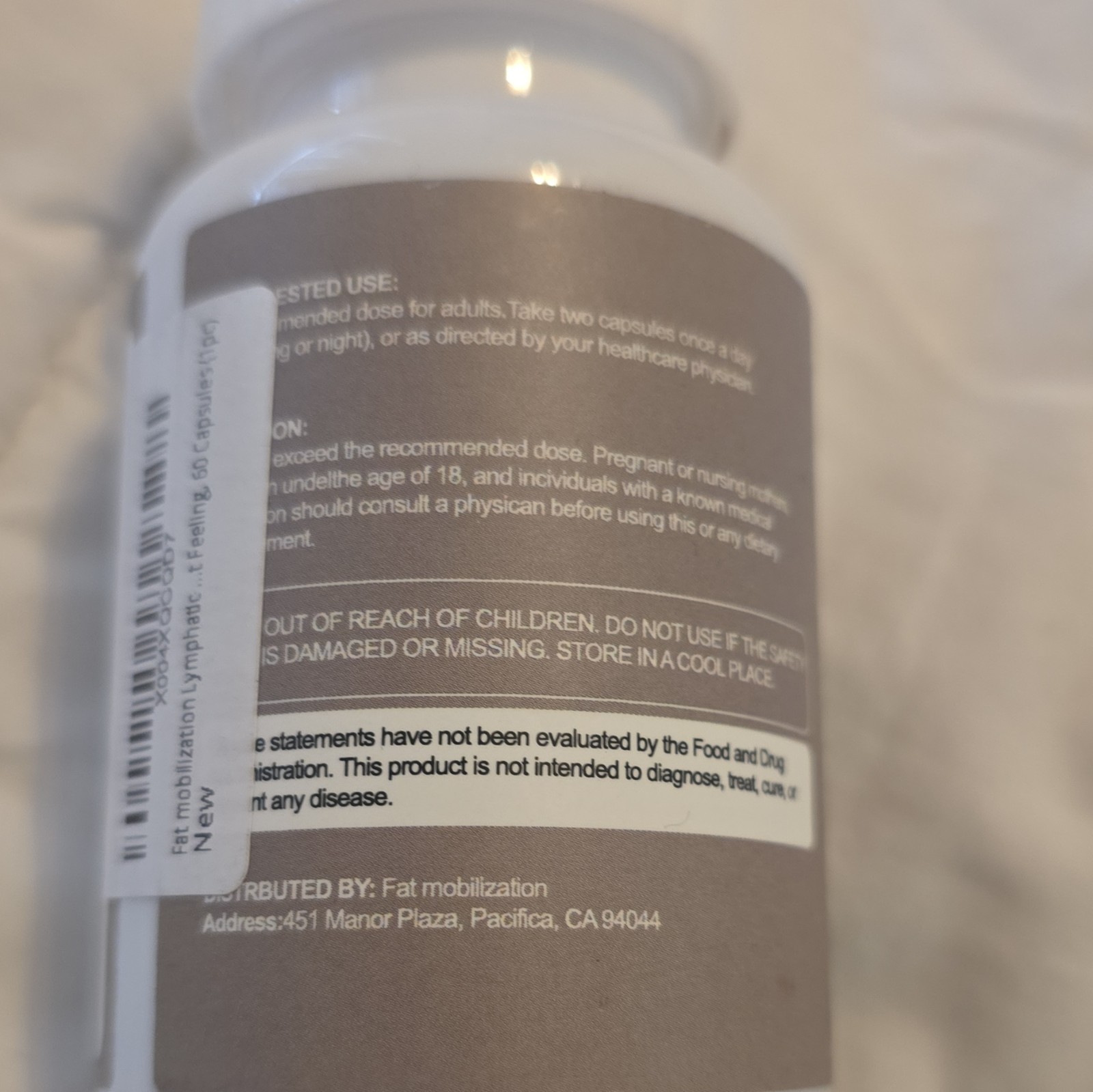 Fat mobilization Lymphatic Drainage Energy Support High Potency 60 Veg Caps