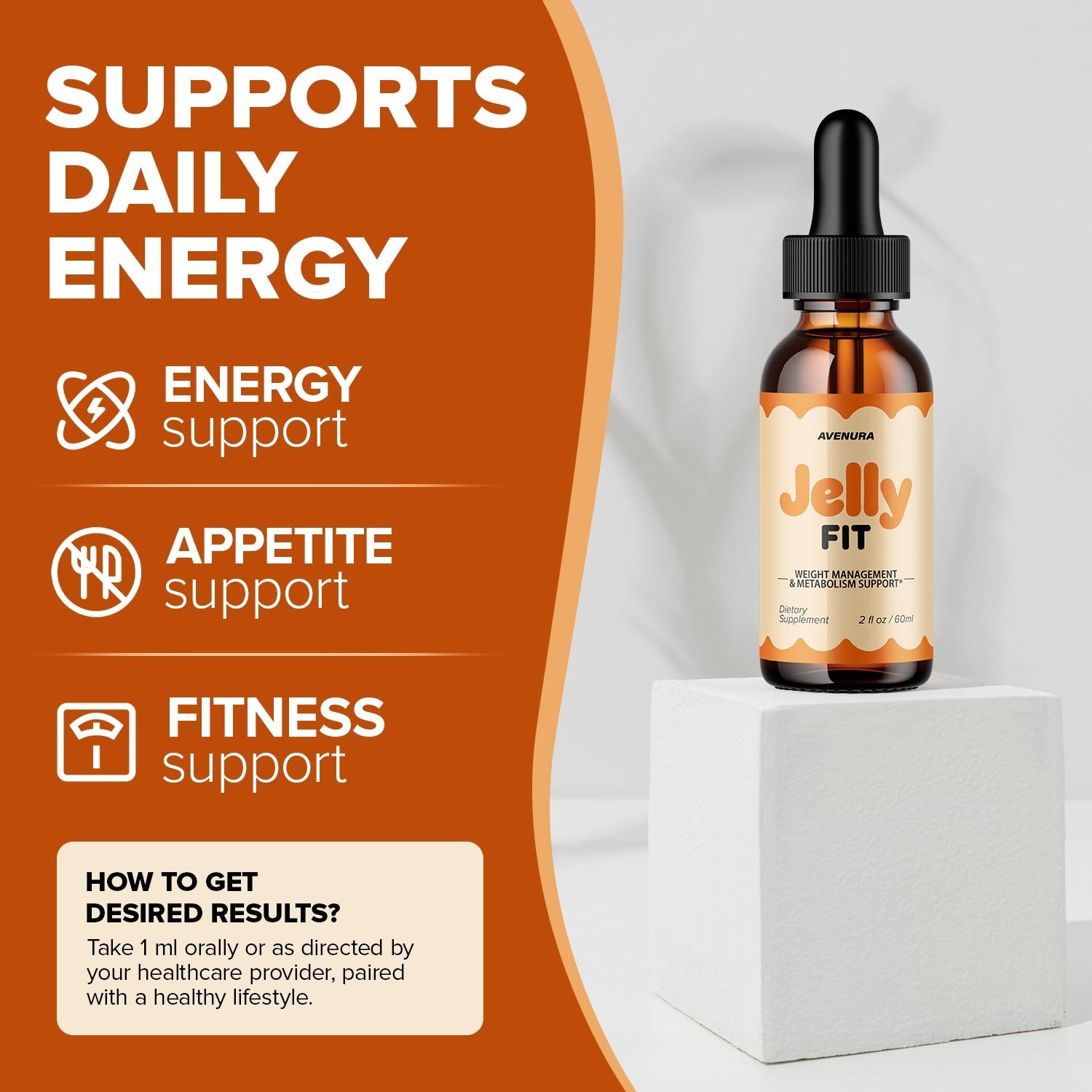 (3 Pack) Jelly Fit Liquid Drops – JellyFit Natural Blend Advanced Formula Drops