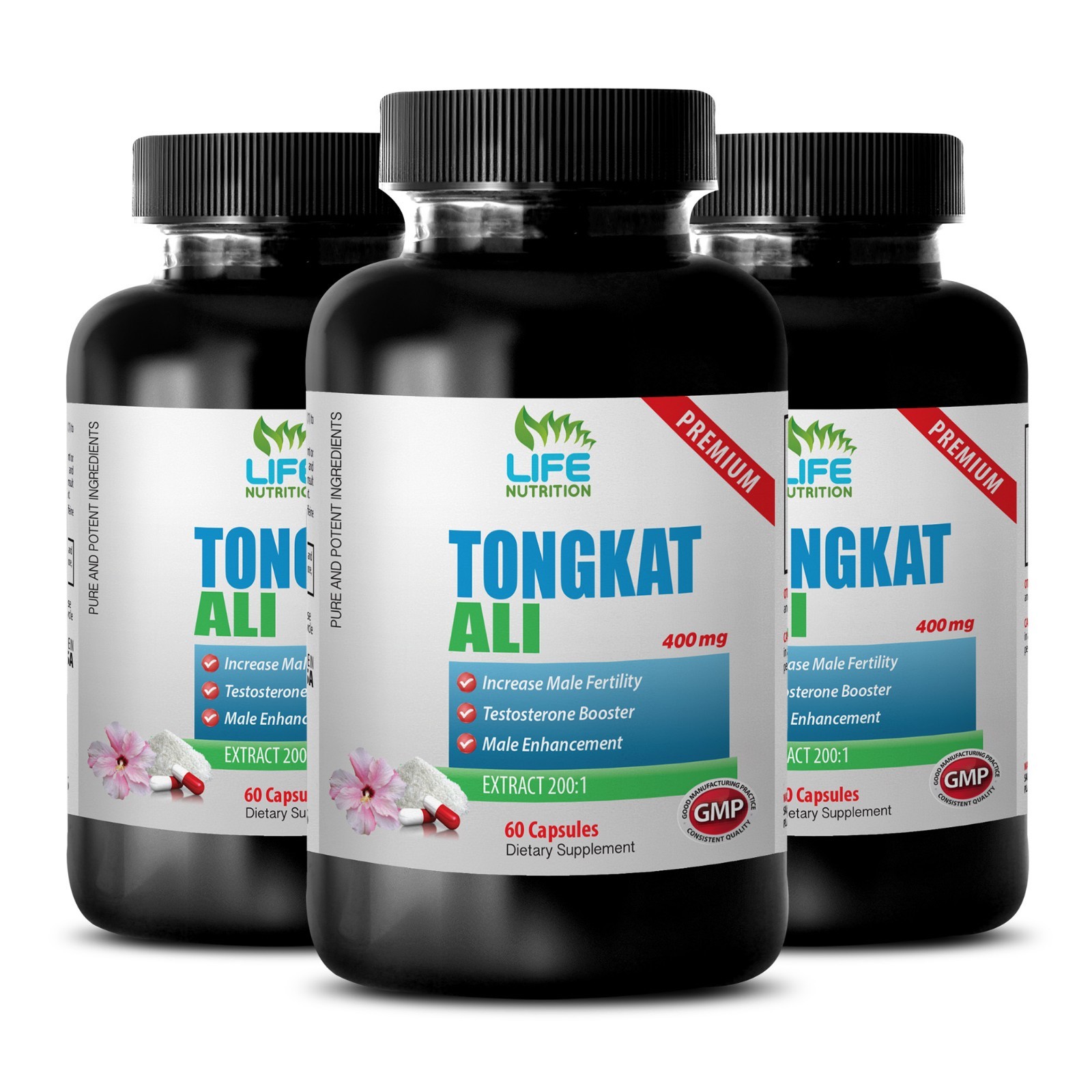 Tongkat Root – Tongkat 200:1 400mg – Super Hard Male Pills 3B