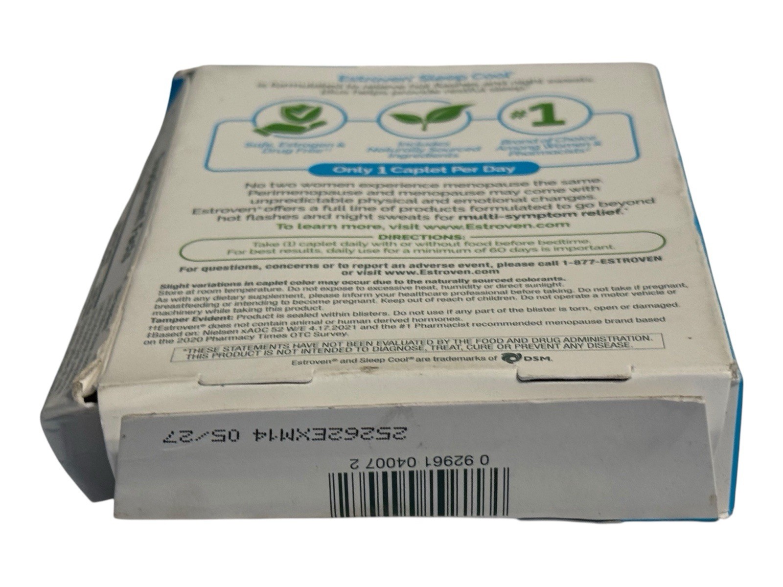 Estroven Menopause Relief Sleep Cool – 30 Caplets – Ex: 5/27