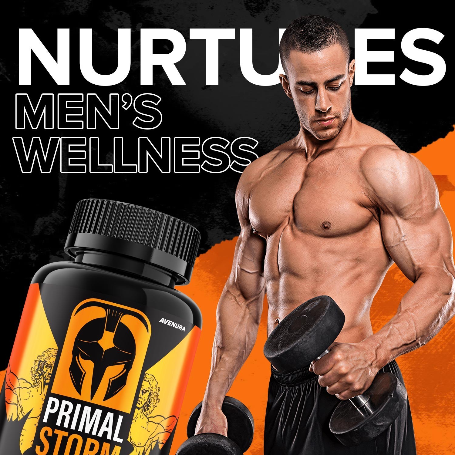 (2 Pack) Primal Storm for Men Capsules – PrimalStorm MultiVitamin Complex Pills