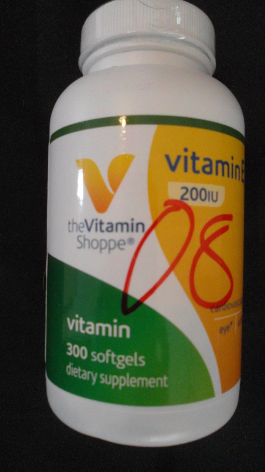 The Vitamin Shoppe Vitamin E 200 IU 300 Softgels Dietary Supplement