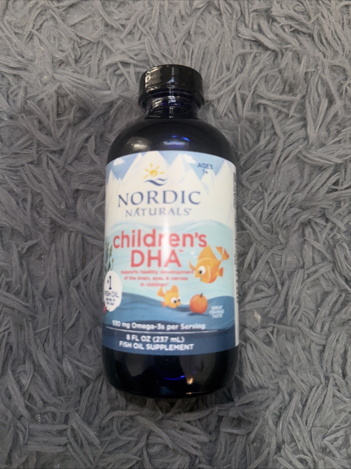 Nordic Naturals Children’s DHA Liquid – Strawberry Flavored Kids Fish Oil, 16 Oz