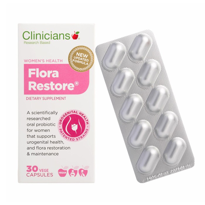 Flora Restore 30 Capsules – Daily Digestive Balance – 5 Pack