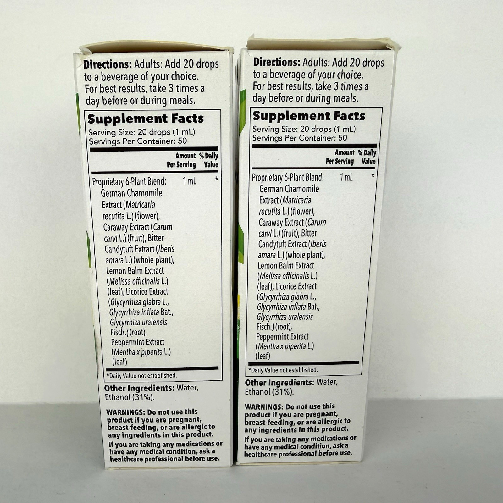 Iberogast Dual Action Digestive Relief Liquid Drops 1.69fl oz x 2 bottles