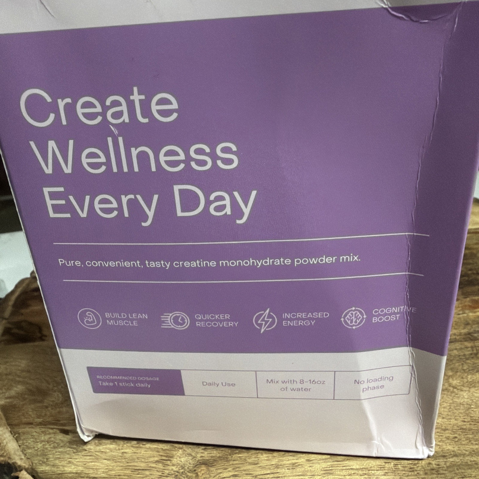 Create Creatine Monohydrate On-The-Go Sticks Mixed Berry 30 Ct. Exp 08/27