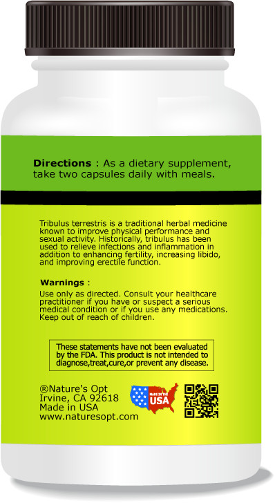 Tribulus Terrestris, Testosterone booster, Increase Muscle Strength Growth