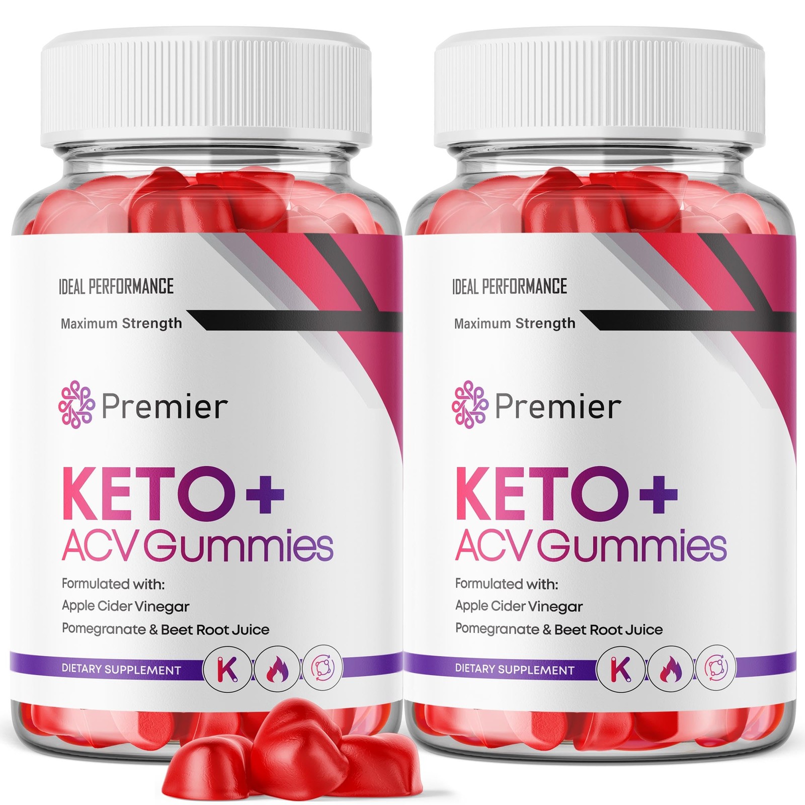 Premier Supplement Drink Supplement – 120 Gummies (2 Pack)