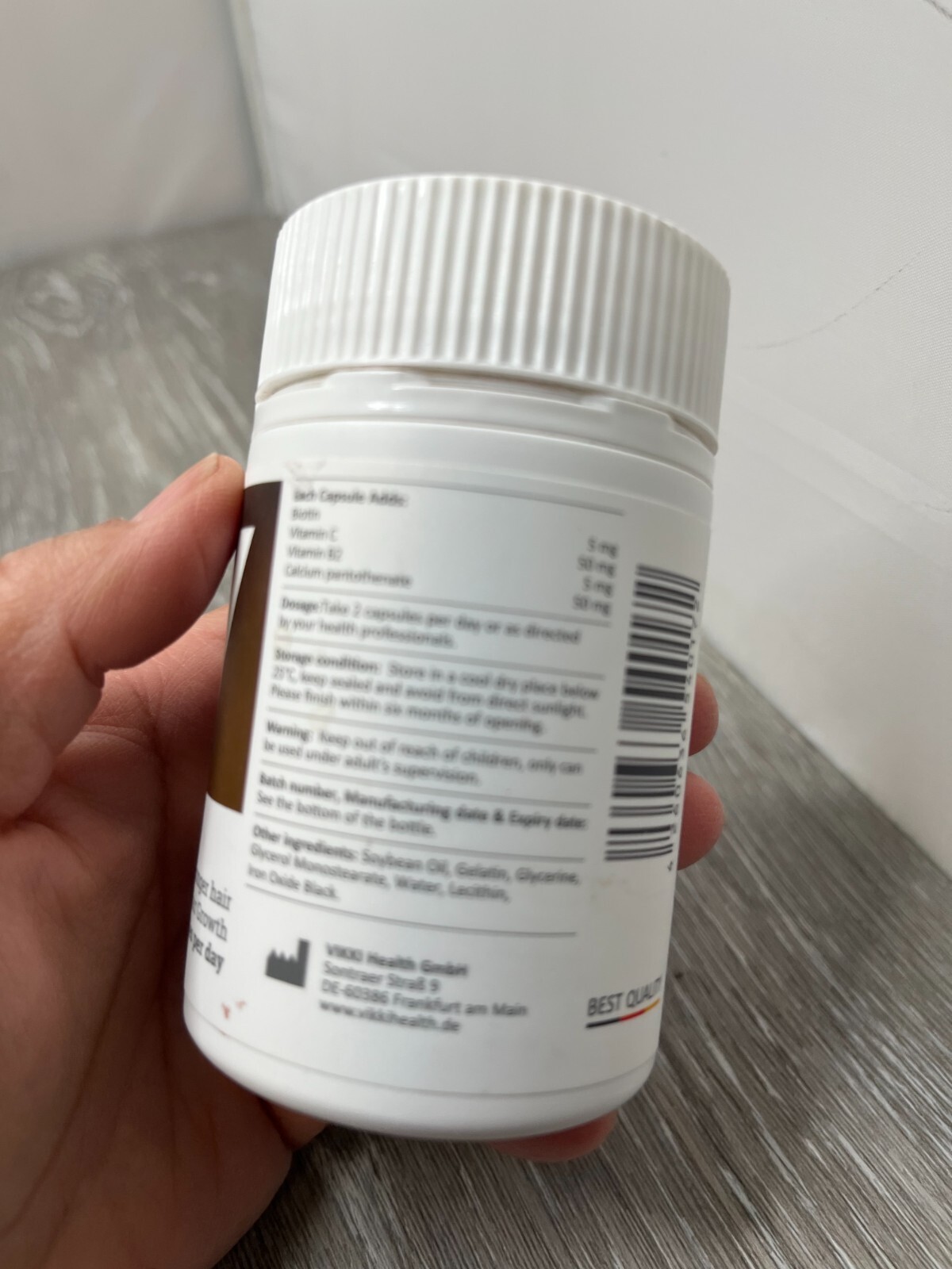 VIKKI Biotin Plus Hair Nutrition Hair Growth 60 Capsules Exp 1/27 d24