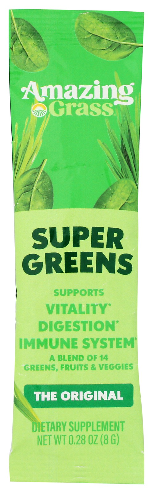Amazing Grass Original Super Greens 0.28 Oz Dietary Supplement 15 Pack