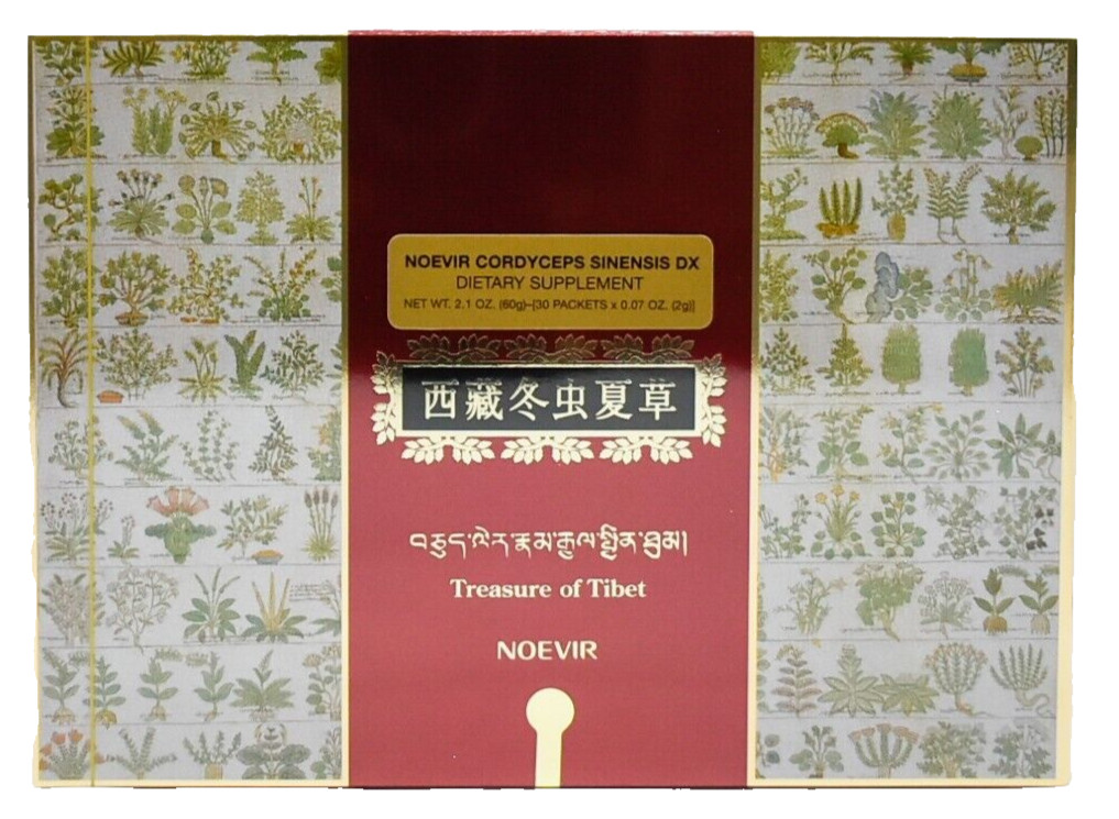 Noevir Cordyceps Dong Trung Ha Thao Supplement 2.1 Oz (30 Packets) *NIB Exp 2026