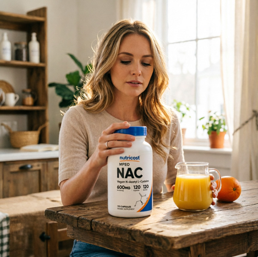 3-Pack Nutricost NAC 600mg N-Acetyl L-Cysteine 360 Vegan Caps Total