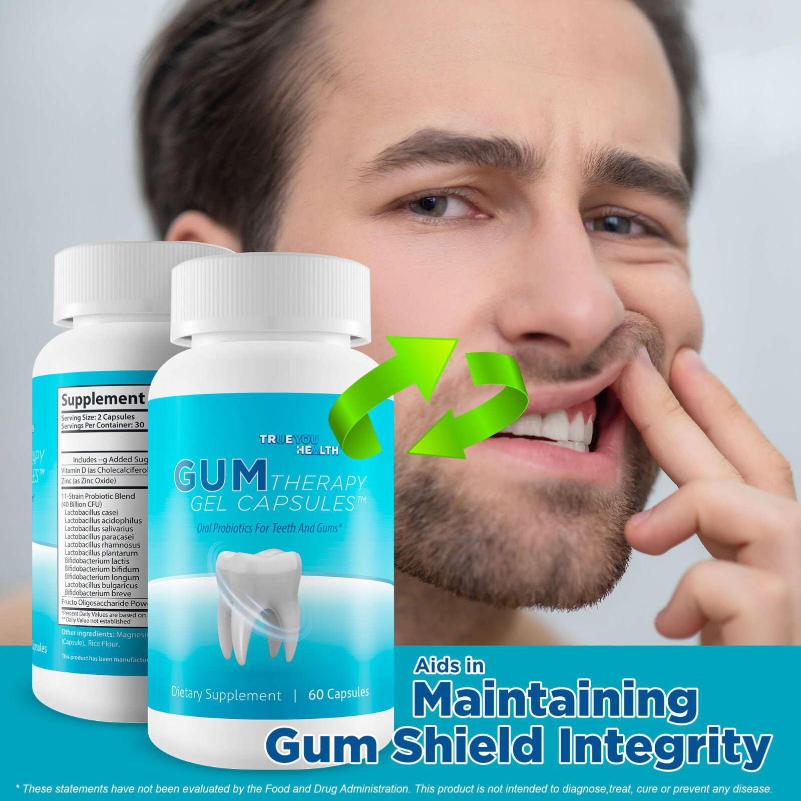 Gum Therapy Gel Capsules – Our Best Gum & Teeth Support Probiotic