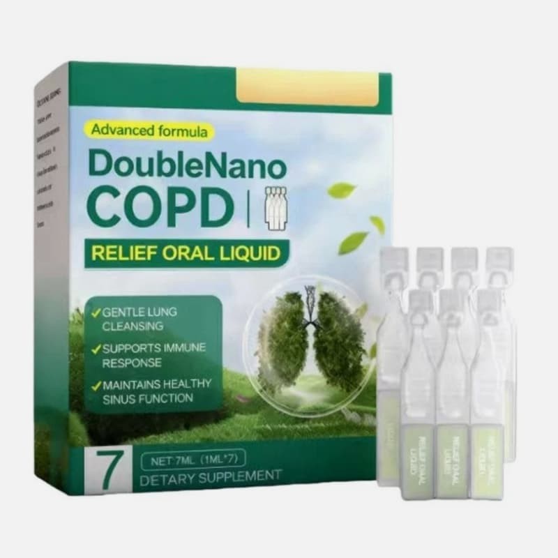 DoubleNano Copd – Lung Immune Supports Relief Oral Liquid Cleansing Response
