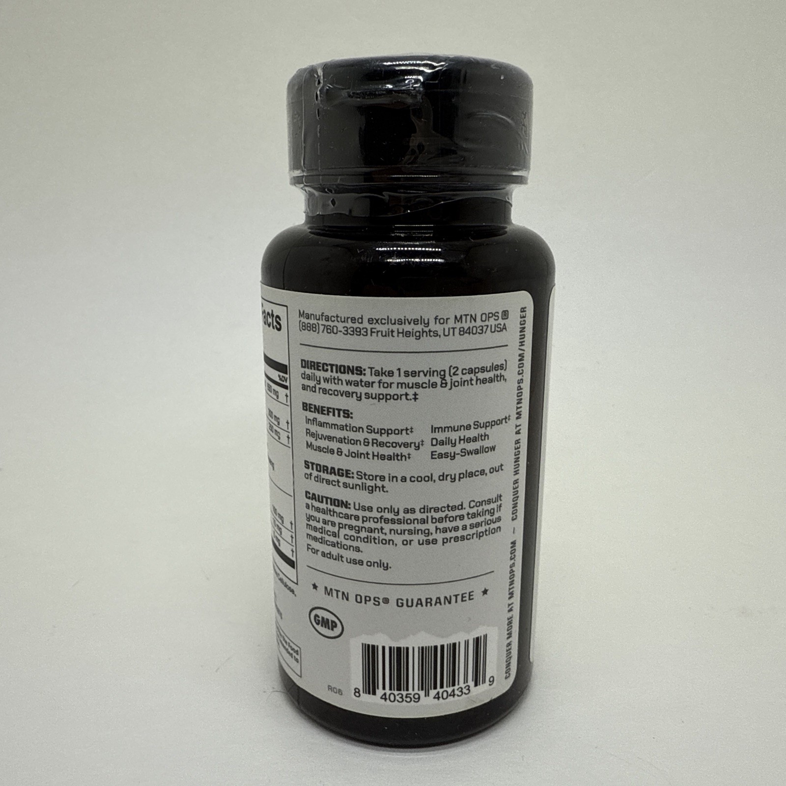 MTN OPS Defuse Inflammation Muscle Joint Support 60 Caps EXP 09/26