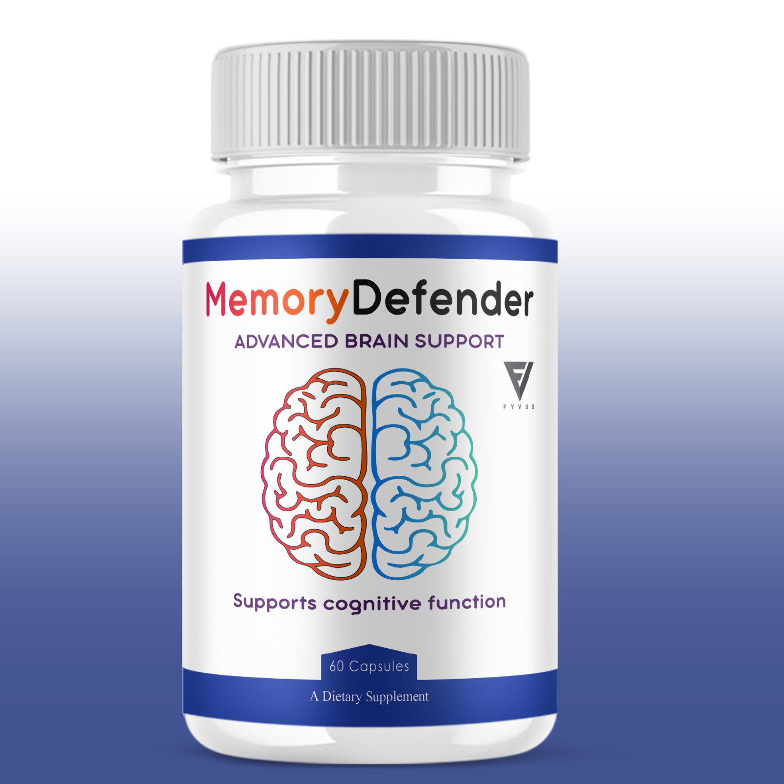 (5 Pack) Memory Defender Nootropic Capsules, MemoryDefender Pills (300 Capsules)