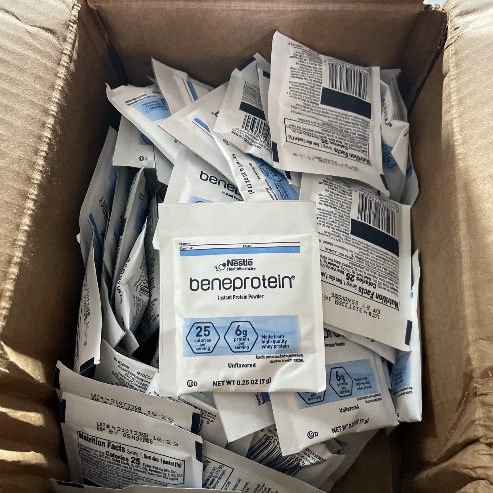 Nestle Beneprotein Oral Supplement Unflavored 7 Gram Packet 75 Ct