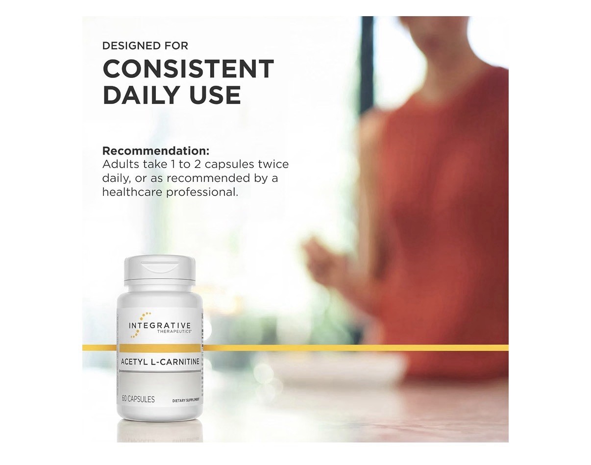 Integrative Therapeutics Acetyl L-Carnitine Cellular Energy Nerve Cell Support