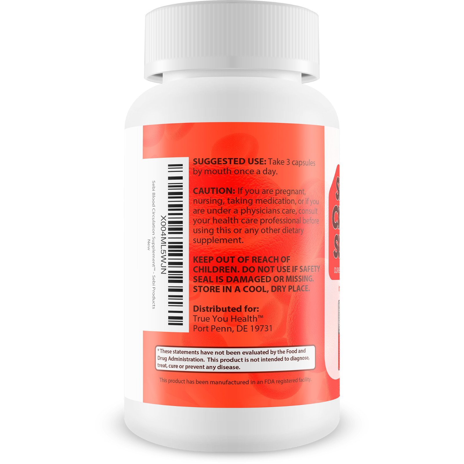 Sebi Blood Circulation Supplement With Iron & Magnesium – Blood Flow Care