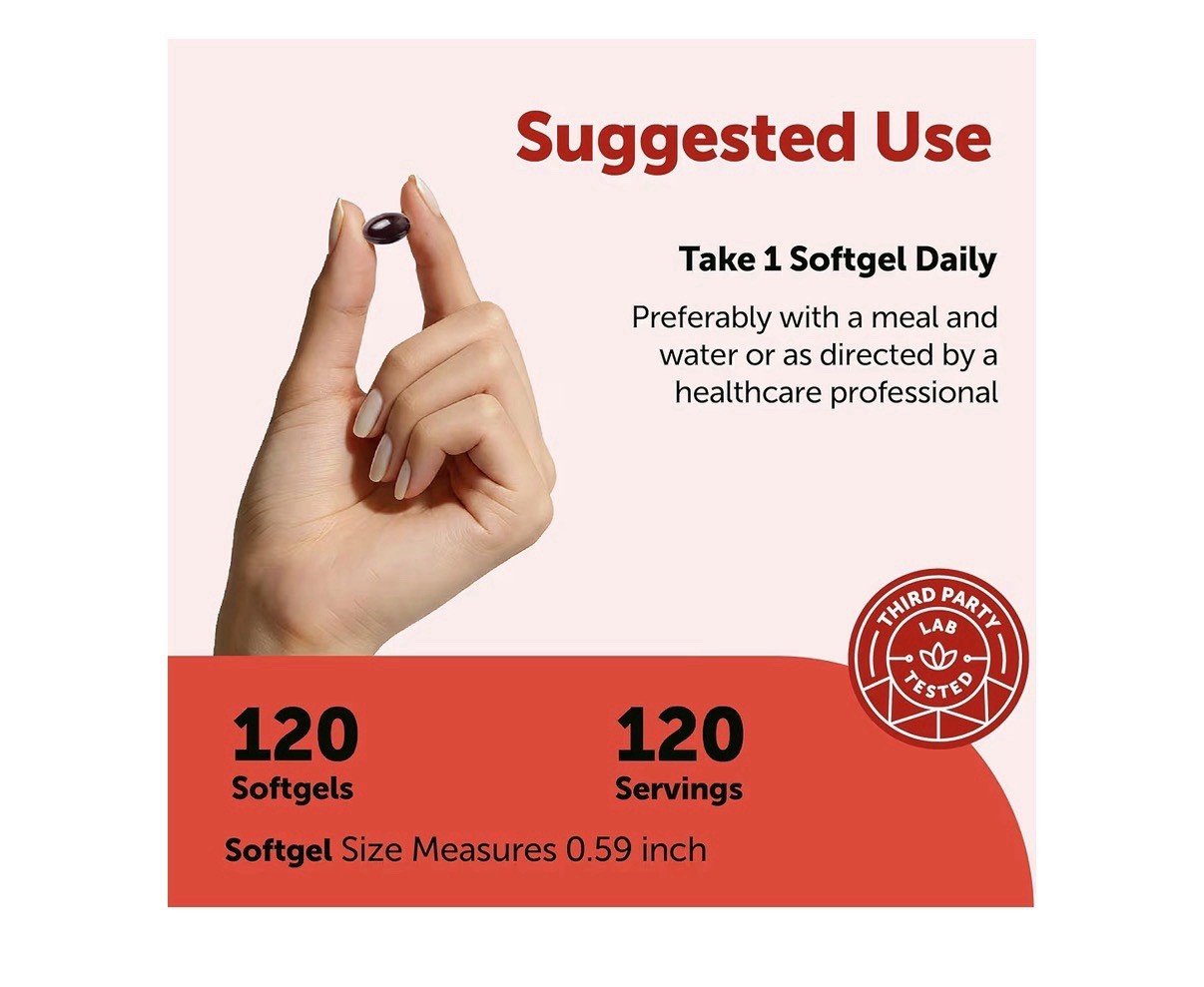 Micro Ingredients Astaxanthin 12mg From Microalgae Triple Strength 120 Softgels