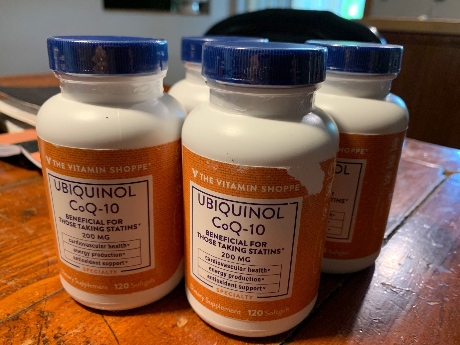 Vitamin Shoppe Ubiquinol CoQ-10 200 MG (120 softgels) 1 Pack
