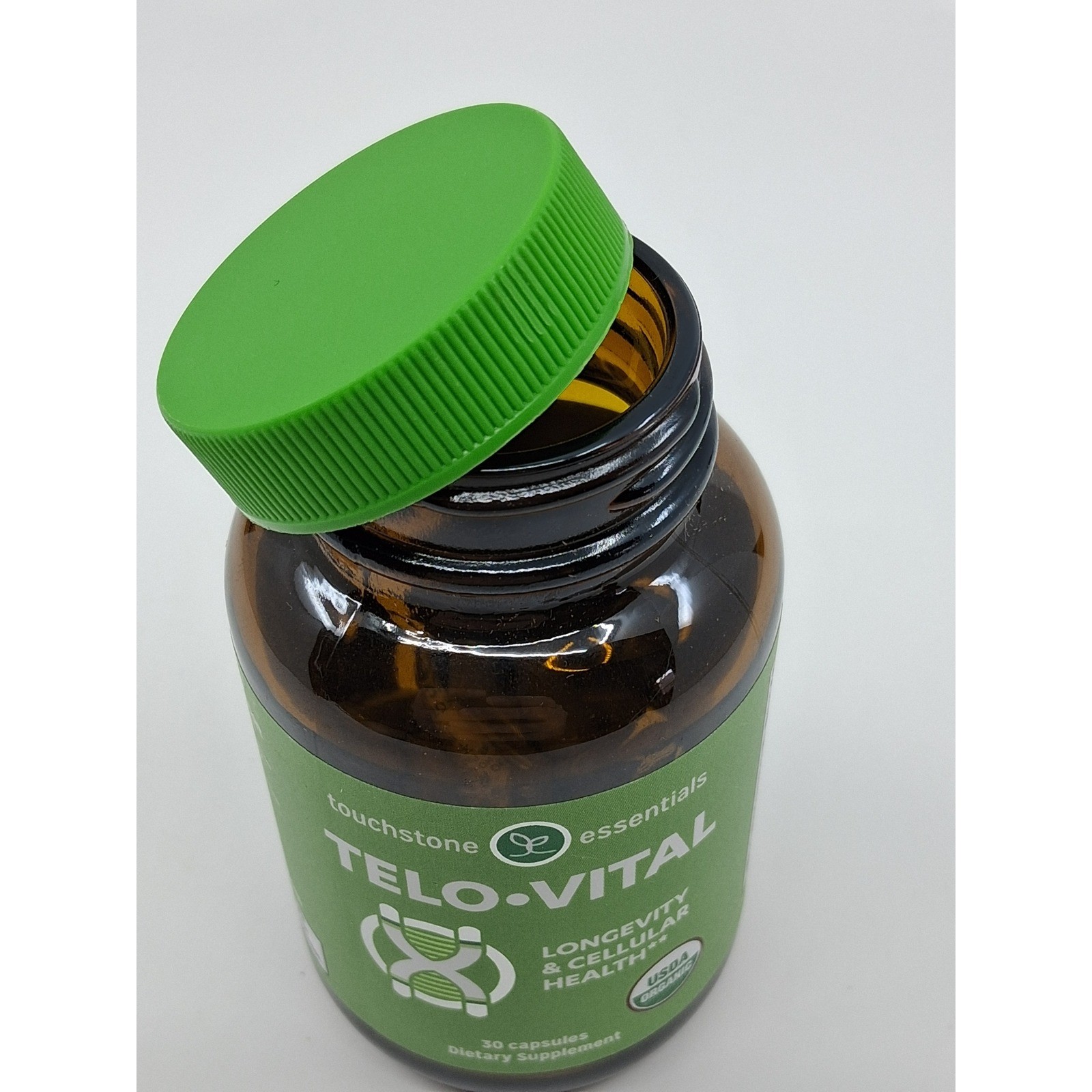 Touchstone Essentials Telo-Vital Longevity & Health 30 capsules Open EXP 2/2028