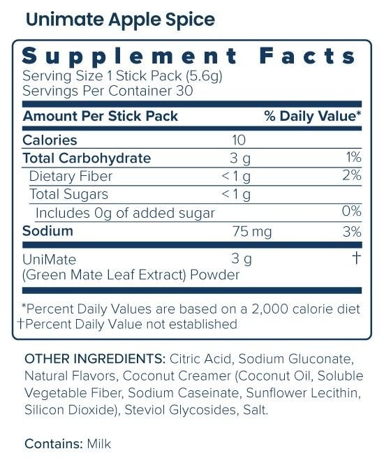Unicity Unimate Fasting System – 5 pk of Limited 🍎 Apple Spice Flavor