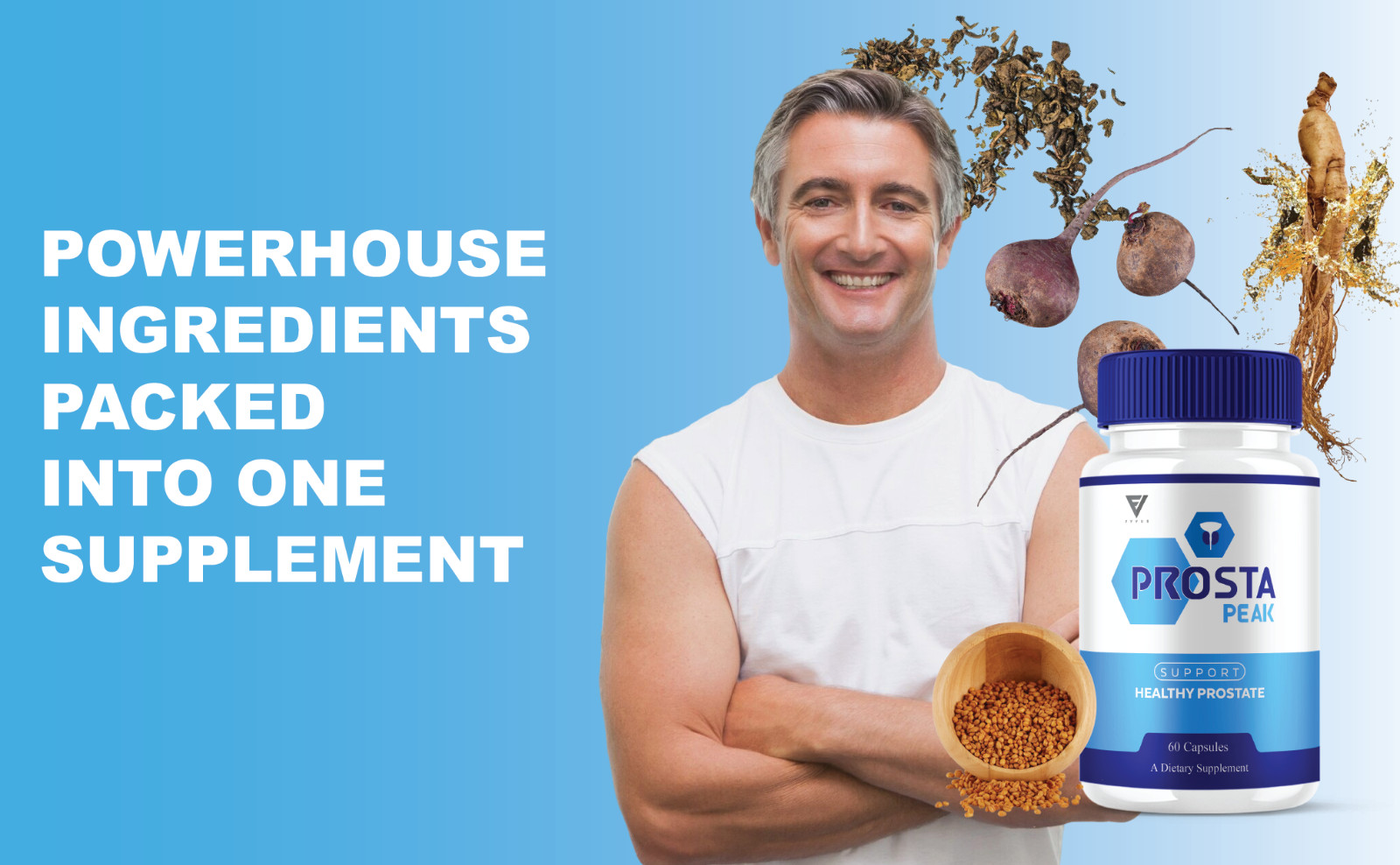 Prosta Peak Healthy Prostate , ProstaPeak Supports Comfort (60 Capsules)