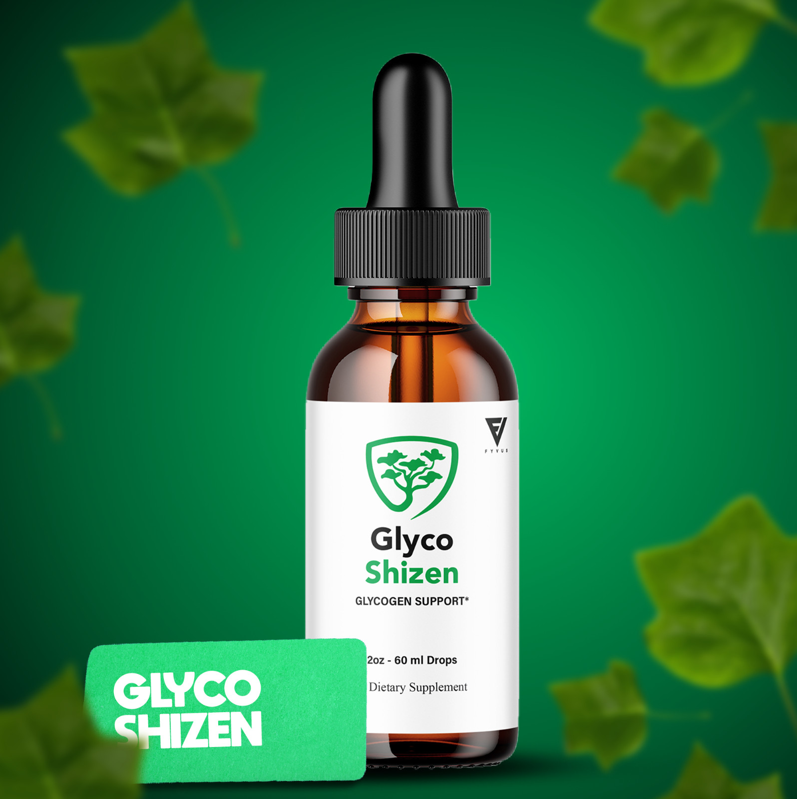 (3 Pack) Glyco Shizen Drops GlycoShizen Advanced Liquid Drop Supplement (6oz)