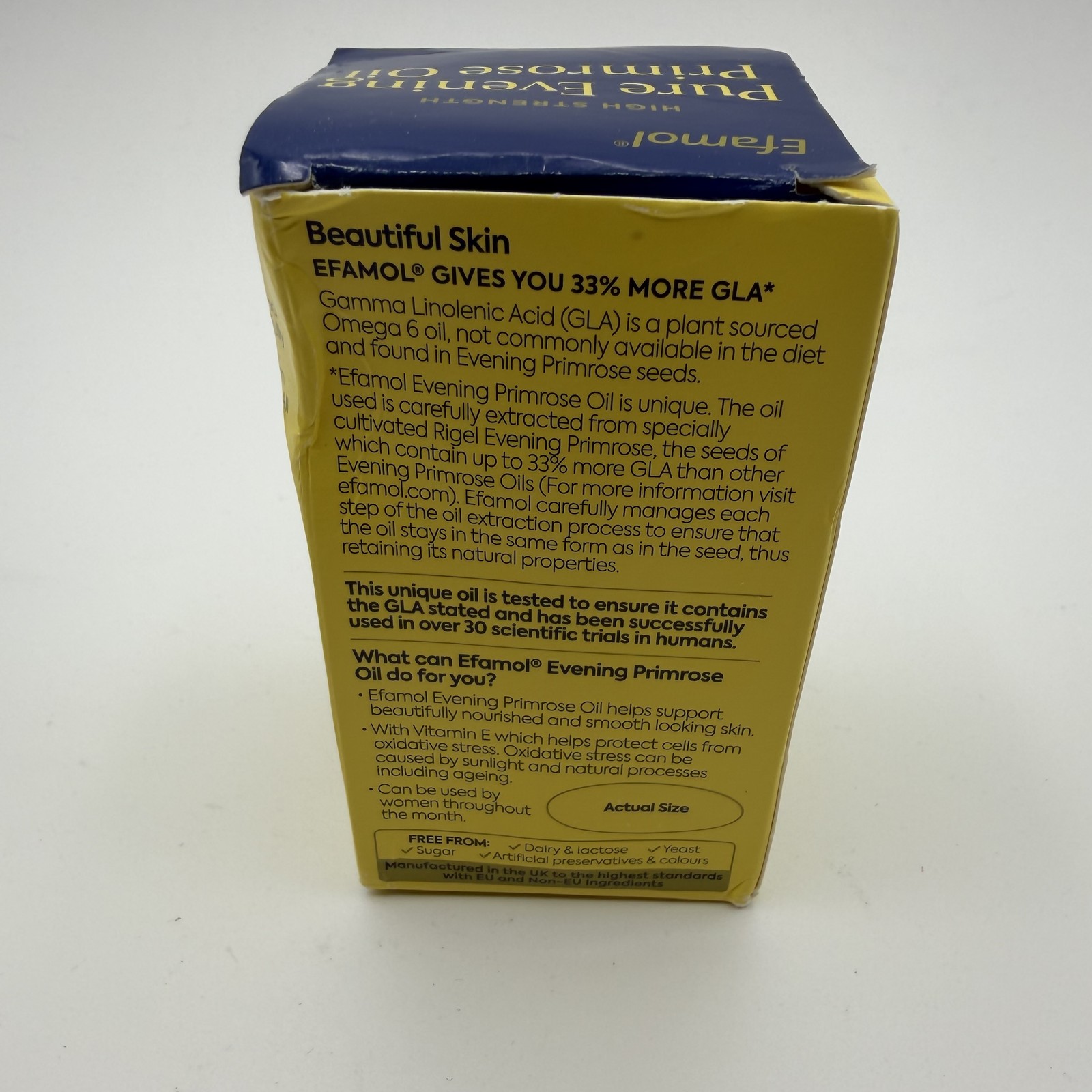 Efamol High Strength Pure Evening Primrose Oil 30x1000mg Capsules Skin Support