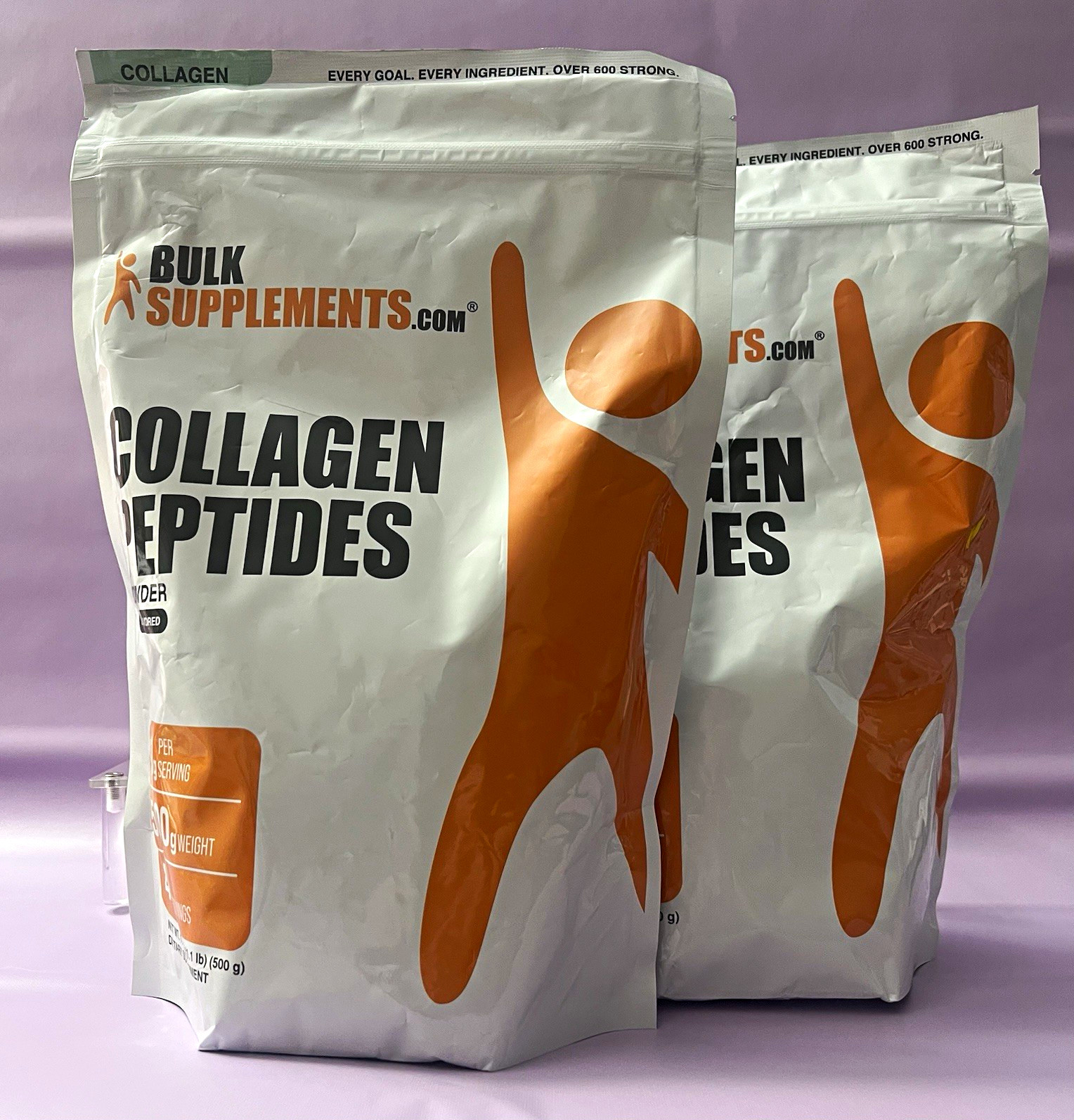 2 pc – Bulk Supplements Bovine Collagen Peptides Powder Unflavored 500 g 05/2029