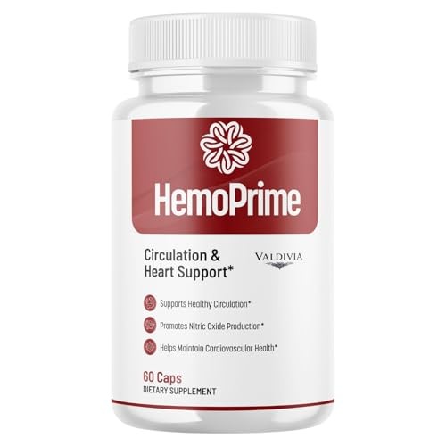 HemoPrime Iron Blood Health Supplement Capsules Energy Anemia 1 Pack 60Ct