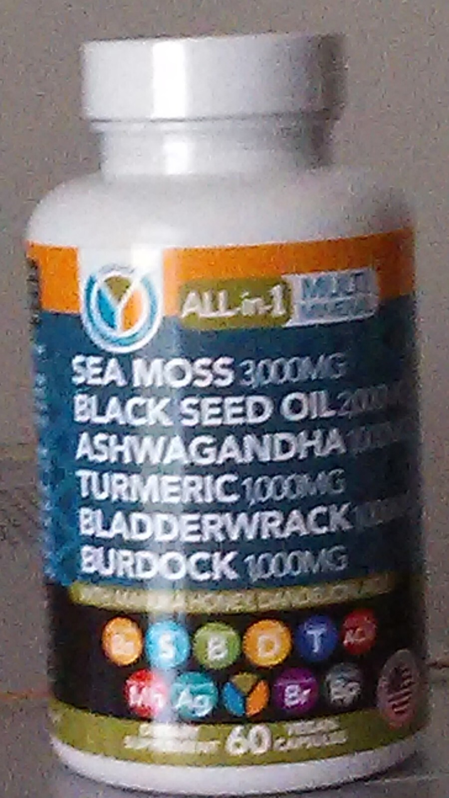 Yemayá All-in-1 Multi Mineral Sea Moss Organic Supplement New Sealed exp 1/2027