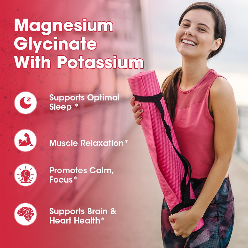 Magnesium Glycinate Gummies 60ct – High Potency for Sleep, Calm & Muscle Relief
