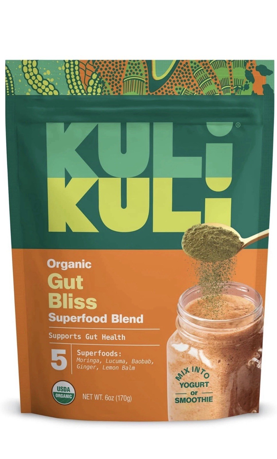 2x Kuli Kuli Mo Superfood Organic Gut Bliss 6 Oz 11/2026 FreeShip