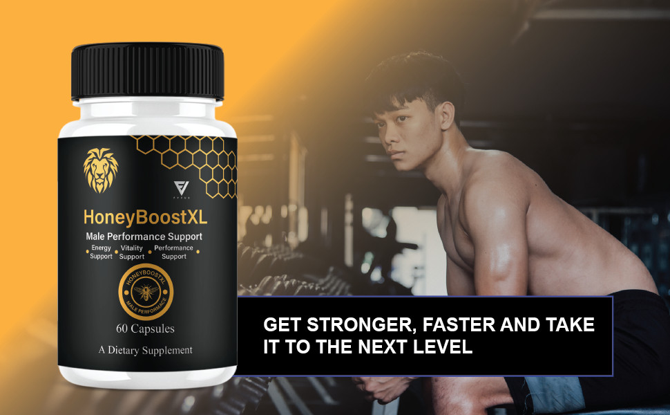 Honey Boost XL Capsules, HoneyBoost XL Performance Pills (60 Capsules)