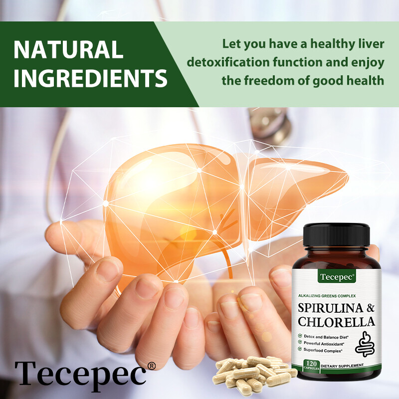 Spirulina Chlorella Capsules – Green Superfoods for Energy and Metabolic Health
