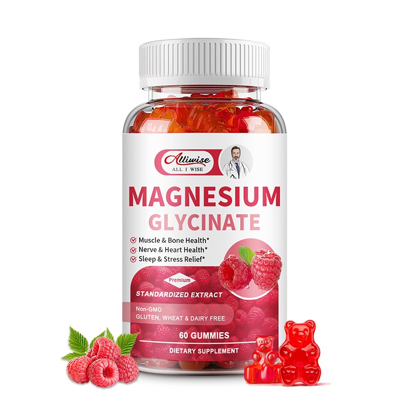 Magnesium Glycinate Gummies 60ct – High Potency for Sleep, Calm & Muscle Relief