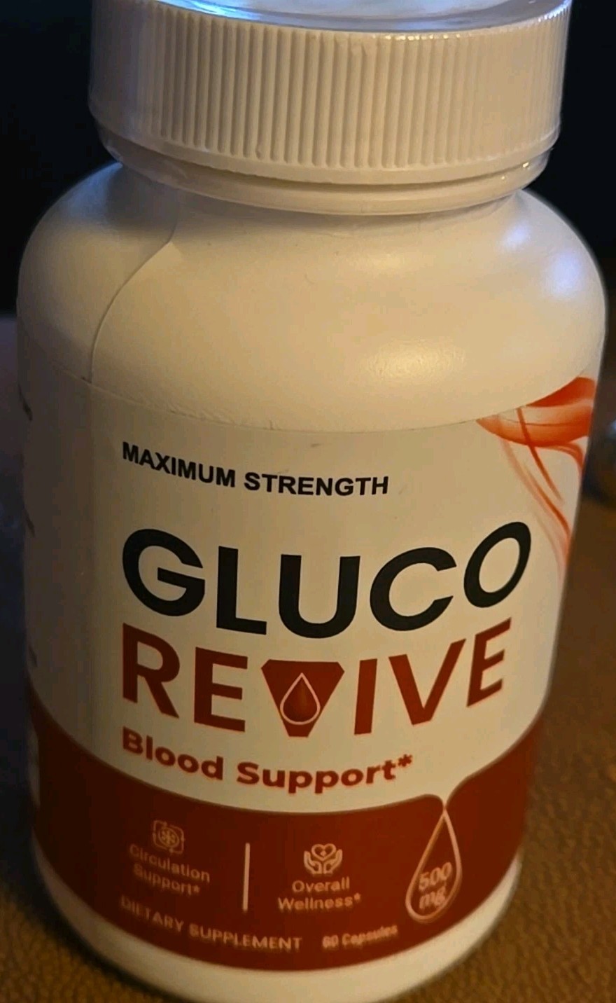 Gluco Revive Blood Support Dietary Supplement 1000mg 60 Capsules L-Lysine HCL