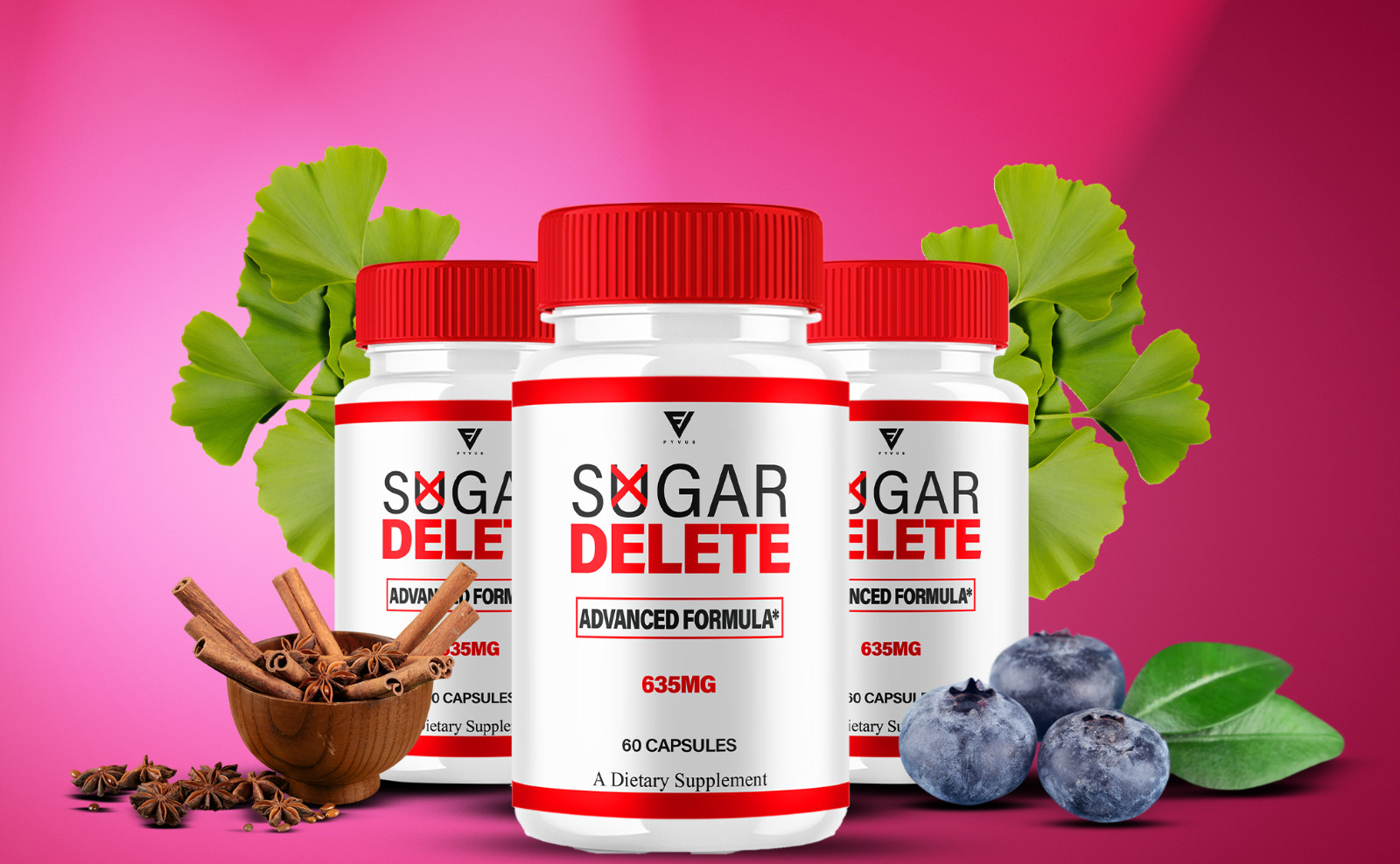 (3 Pack) Sugar Delete Glycogen Pills, SugarDelete Max Strength (180 Capsules)