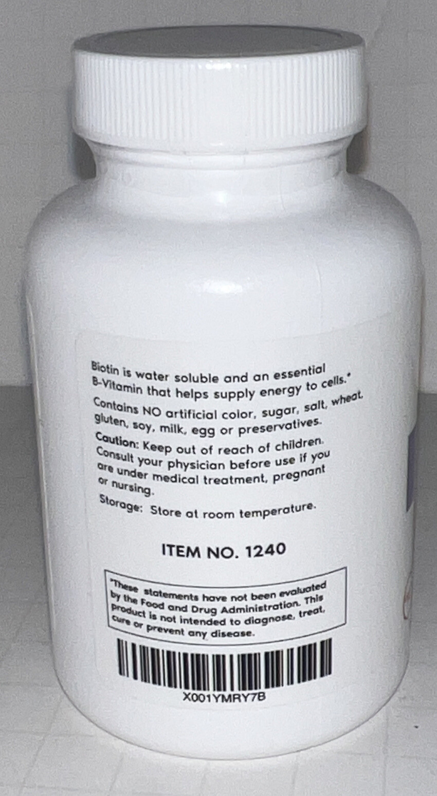 BestVite Biotin 10,000 mg 240 Vegetarian Capsules Expires 03/2025
