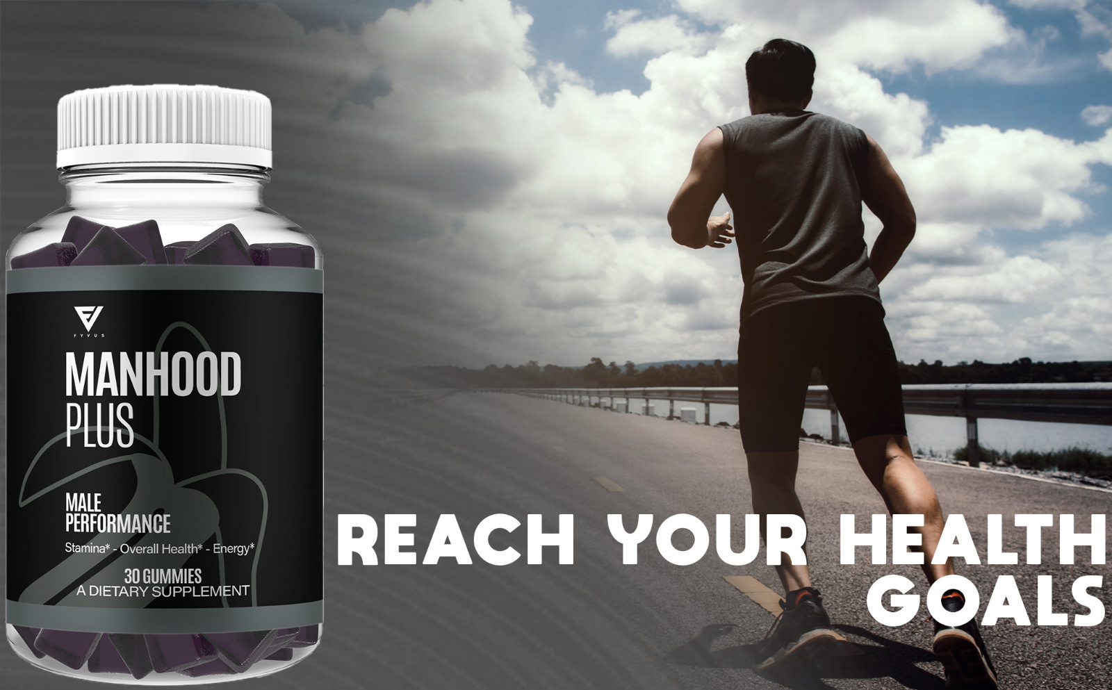 Manhood Plus Gummies for Men ManhoodPlus Supplement (1 Month Supply)