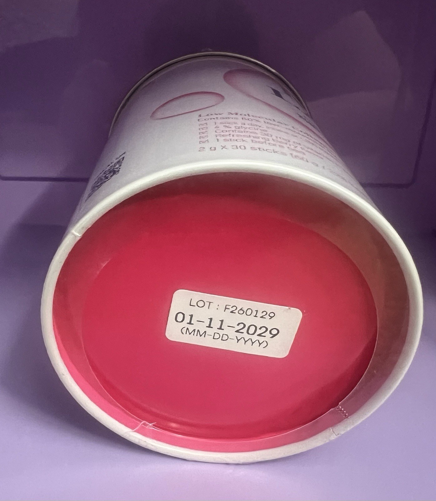 BB LAB Goodnight Low-Molecular Fish Collagen Powder Mix Berry 2g x 30 Sticks