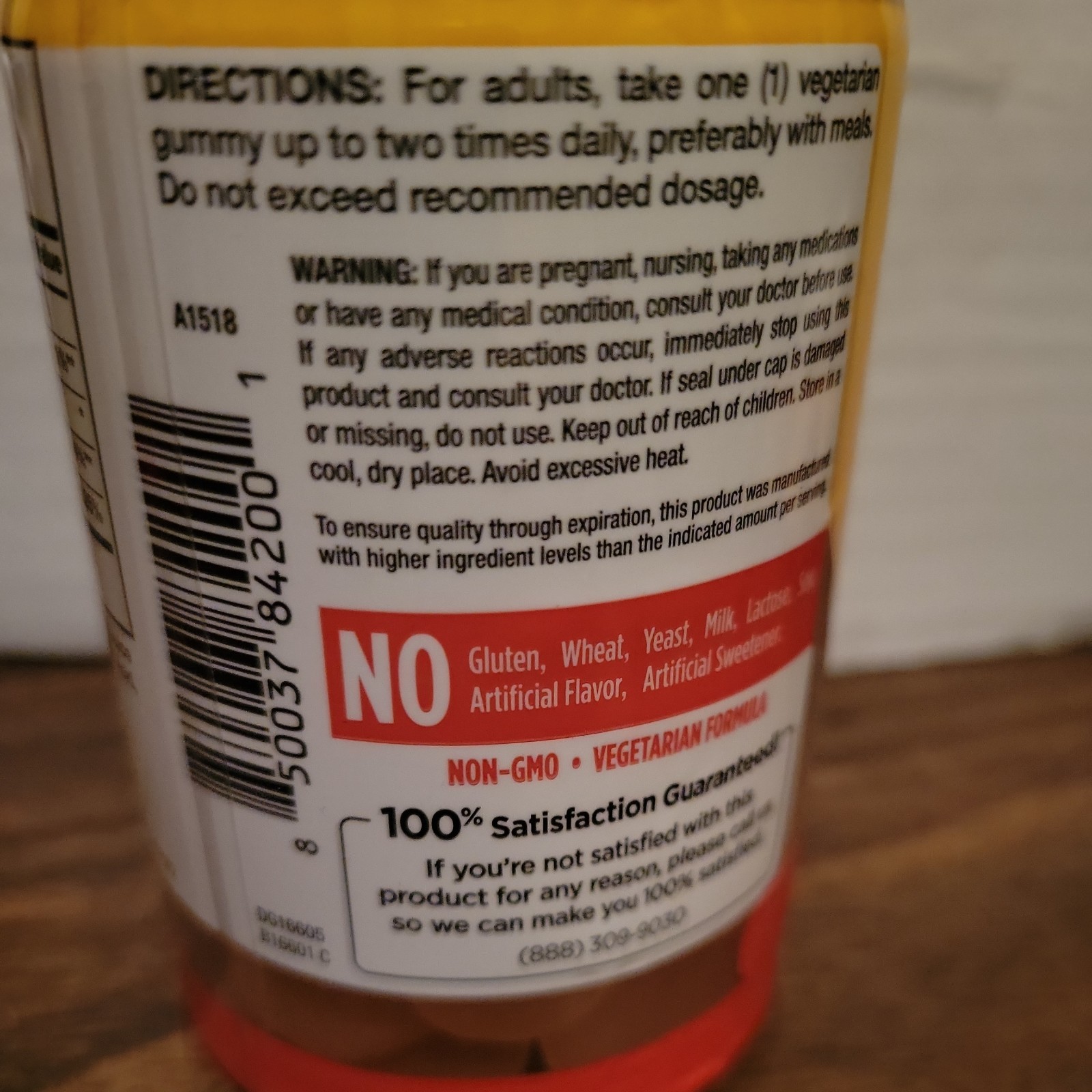Oh Good! Vitamin D Vegetarian Gummies Pineapple Flavor 30 Count Ex 04/2026