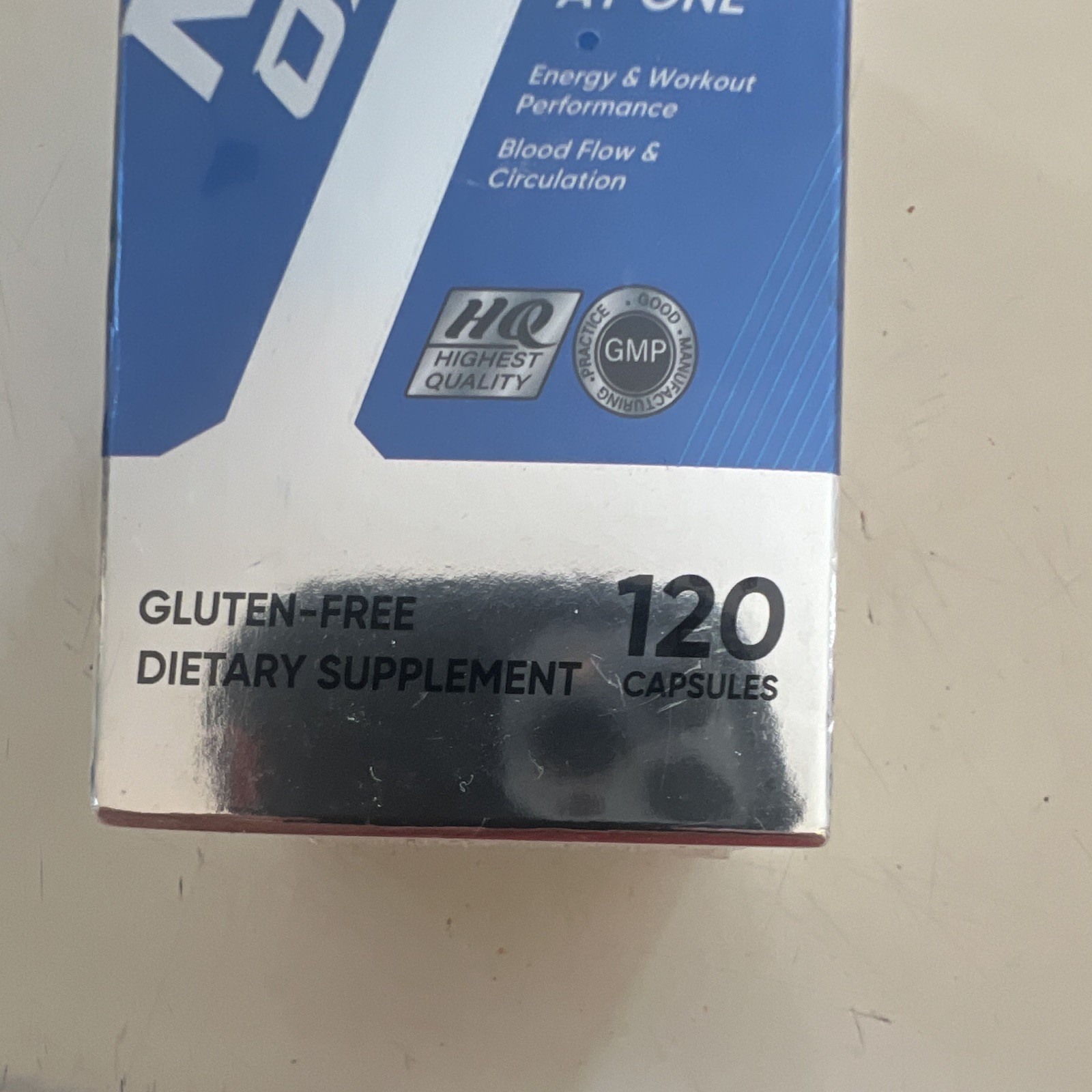 EAONE Nitric Oxide Booster Energy Support Gluten-Free 120 Capsule Supplement